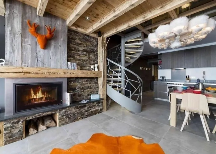 Duplex Luxe 10 Pers A Val Thorens, Cheminee, Skis Aux Pieds - Fr-1-545-4 * ואל טורנס