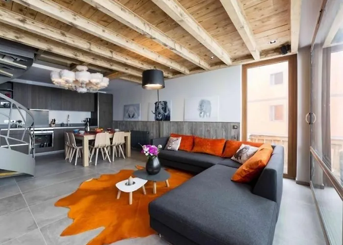 Duplex Luxe 10 Pers A Val Thorens, Cheminee, Skis Aux Pieds - Fr-1-545-4 ואל טורנס